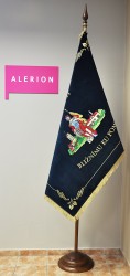 Embroidered banner for the Volunteer Fire Brigade (SDH) Podivín