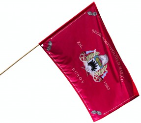 Fire brigade flag, an example of custom production