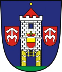 A draft of a coat of arms for Moravský Krumlov