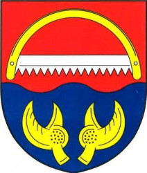 The coat of arms of Rudolec