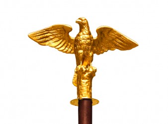 Falcon flagpole finial
