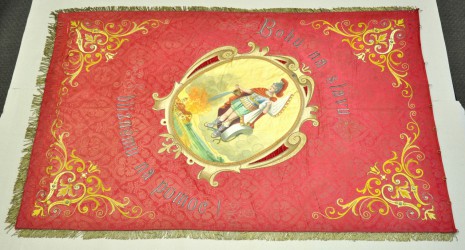 Historical banner of Volunteer Fire Brigade (DHZ) Brodno