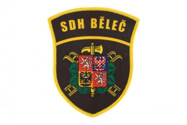 Printed fire brigade patch [Volunteer Fire Brigade (SDH) Běleč]