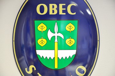 Close-up of an enamel oval sign