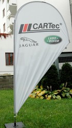 Promotional beach flag