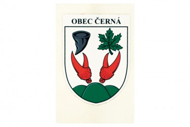 Sticker with town coat of arms