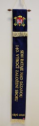 Embroidered ceremonial ribbon of the Volunteer Fire Brigade (SDH) Rataje