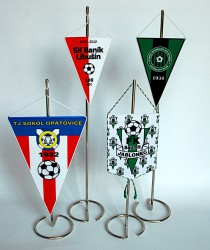 Table flags for sports clubs