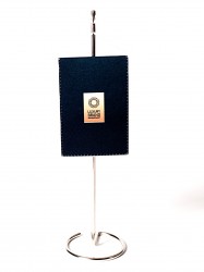 Table flags with a company logo