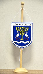 Table flags and stands for villages, towns, townships
