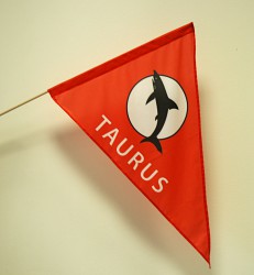 Custom made printed flags in various shapes and sizes