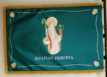 Printed banner of Gamekeepers club (MS) Halekov