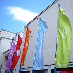 Outdoor flags for Sokol Brno I