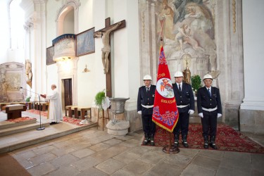 Ceremonial blessing of the banner replica