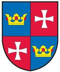 The coat of arms of Chvalšiny