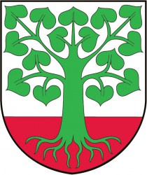 The coat of arms of Klokočov