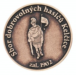 Hasičská pamětní mince SDH Kelčice